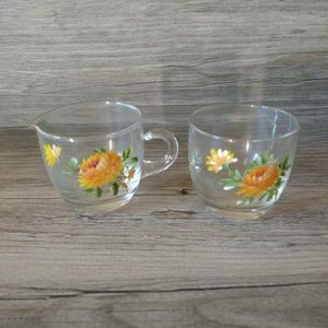 Floral Creamer and Sugar Set